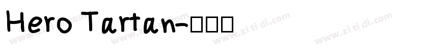 Hero Tartan字体转换